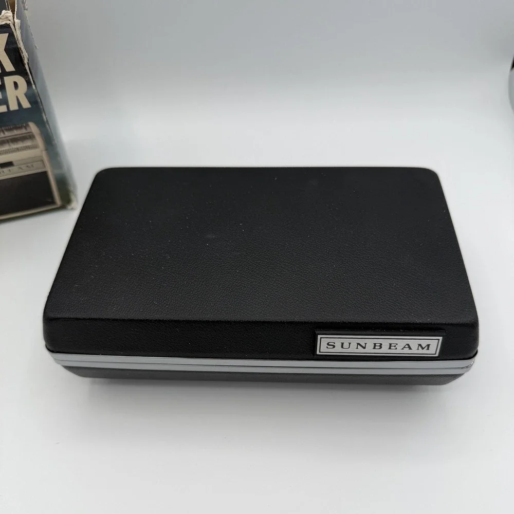 Vintage Sunbeam‎ Fastback 707 Electric Shaver Cord Spool Case Box